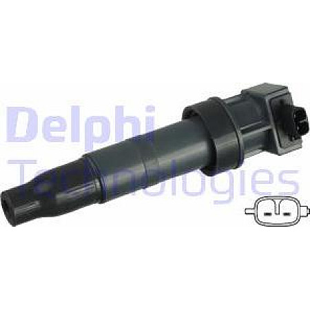 Bobina de inductie Bobina de aprindere se potriveste. HYUNDAI EQUUS - CENTENNIAL GENESIS GRAND SANTA FE GRANDEUR IX55 SONATA V K KIA BORREGO, Crossover, 11.2007 - Delphi GN10560-12B1