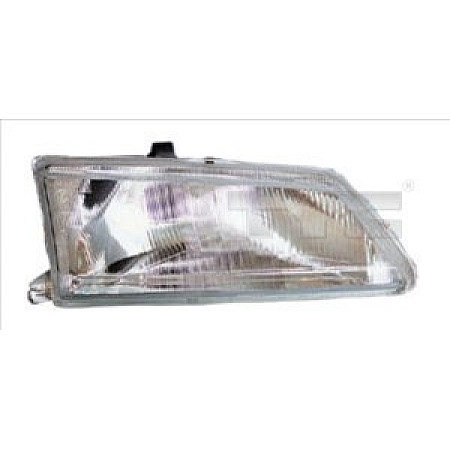 Far Lampa frontala Dreapta H4 electric mecanic fara motoras culoare insert: argintiu PEUGEOT 106 I 106 I/HATCHBACK TYC TYC 20-3241-05-2