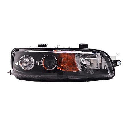 Far Lampa frontala Dreapta 2*H1 electric fara motoras culoare insert: negru FIAT PUNTO PUNTO EVO/HATCHBACK PUNTO/HATCHBACK TYC TYC 20-5957-65-2