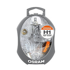 Sortimente, becuri set bec H1 12V P21W PY21W P21/5W R5W W5W OSRAM OSR BOX CLKM H1