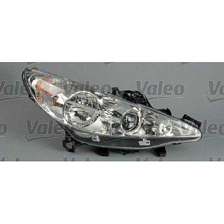 Far Lampa frontala Dreapta halogen H1/H7/W5W electric cu motor culoare semnalizator: transparent PEUGEOT 207 207/HATCHBACK -07.13 VALEO VAL043243