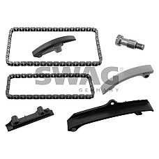 Chit lant de distributie intermediar arbore de actionare kit  intinzatorului de lant ghiduri BMW 118d SWAG SW99133985