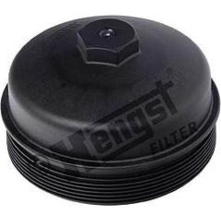 Capac. carcasa filtru ulei Oil filter housing fits. MERCEDES ACTROS ACTROS MP2 - MP3 NEOPLAN STARLINER OM541.920-OM542.969 04.96 MERCEDES-BENZ ACTROS MP2 / MP3 (934.03), 10.2002 - Hengst Filter H501H