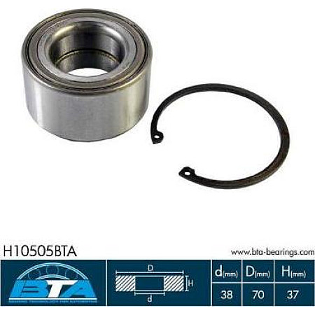 Kit rulmenti roata Kit rulment roata Fata Dreapta-Stanga 38x70x37 HYUNDAI ACCENT I ACCENT II ACCENT III ATOS COUP HYUNDAI ACCENT III (MC), Sedan, 11.2005 - 12.2012 BTA H10505BTA