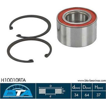 Kit rulmenti roata Kit rulment roata Fata 34x64x37 CHEVROLET LACETTI SPARK DAEWOO NEXIA OPEL ASCONA C ASTRA F COR OPEL KADETT D (35_, 36_, 45_, 46_), Turism, 08.1979 - 08.1984 BTA H10010BTA