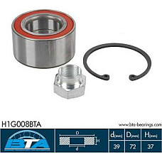 Kit rulmenti roata Kit rulment roata Fata 39x72x37 FORD ESCORT CLASSIC ESCORT V ESCORT V EXPRESS ESCORT VI FIESTA FORD FIESTA III (F3L, F5L), Van, 04.1989 - 02.1996 BTA H1G008BTA