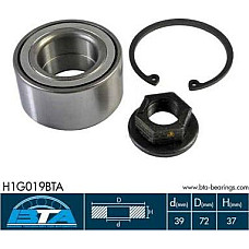 Kit rulmenti roata Kit rulment roata Fata cu ABS 39x72x37 FORD ECOSPORT FIESTA V FOCUS I FUSION 1.0-2.0 10.98- MAZDA 2 (DY), Hatchback, 02.2003 - 06.2007 BTA H1G019BTA