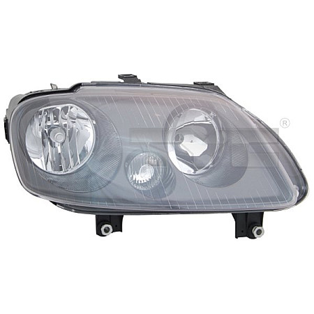 Far Lampa frontala Stanga H1/H7 electric cu motor culoare insert: negru VW CADDY III CADDY III/MINIVAN TOURAN TYC TYC 20-0760-15-2