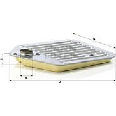 Filtru hidraulic. cutie de viteze automata Filtrul hidraulic al cutiei de viteze BMW 3 E36 5 E34 5 E39 7 E38 1.6- BMW 5 Touring IV (E39), Turism, 09.1996 - 06.2004 Mann-Filter H 2425 x KIT