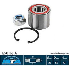 Kit rulmenti roata Kit rulment roata Spate fara acoperire butuc 25x55x43 RENAULT CLIO IV KANGOO KANGOO EXPRESS LA RENAULT CLIO IV (BH_), Hatchback Van, 01.2014 - BTA H2R016BTA