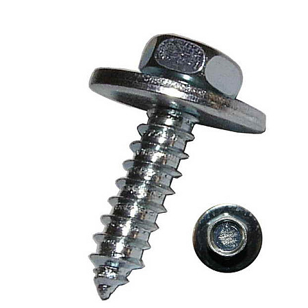 Suruburi Opak. 100 szt. Blachowkrety 6-kt z podkladka DIN 7976 ocynk 55x16 DRESSELHAUS 6036/001/51 5.5X16