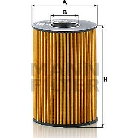 Filtru ulei BMW 5 F10 5 F11 5 G30 F90 5 GRAN TURISMO F07 6 F12 6 F13 6 GRAN COUPE F06 7 F01 F02 F03 F04 7 G11 G12 BMW 8 Gran (G16, F93), Compartiment, 07.2019 - Mann-Filter HU 8007 z