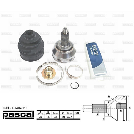 cap planetara VW LUPO (6X1, 6E1) PASCAL G1A048PC