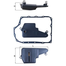 Filtru hidraulic. cutie de viteze automata Gearbox hydraulic filter MAZDA 3 6 CX-3 CX-30 CX-5 CX-9 1.5-2.5 12.08- MAZDA CX-5 (KE, GH), Crossover, 11.2011 - 02.2017 KNECHT HX 193D