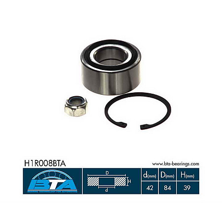 set rulment roata roata RENAULT TRAFIC Box (T1, T3, T4, T2) BTA H1R008BTA