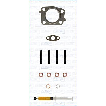 Set montaj. turbocompresor Turbocharger assembly kit with gaskets MITSUBISHI L200 PAJERO III PAJERO SPORT I 2.5D 11.98- MITSUBISHI PAJERO III (V7_W, V6_W), Crossover, 01.1999 - 09.2007 Ajusa JTC11480