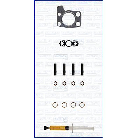 Set montaj. turbocompresor Turbocharger assembly kit with gaskets CITROEN DS3 FORD B-MAX C-MAX II FIESTA VI FOCUS III GALA FORD FIESTA VI (CB1, CCN), Hatchback, 06.2008 - Ajusa JTC11635