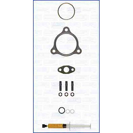 Set montaj, turbocompresor VW PHAETON (3D1, 3D2, 3D3, 3D4, 3D6, 3D7, 3D8, 3D9), Sedan, 04.2002 - 03.2016 Ajusa JTC11829