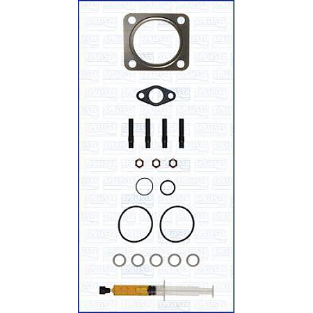 Set montaj. turbocompresor Turbocharger assembly kit with gaskets ABARTH 500 - 595 - 695 1.4 08.08- ABARTH 500 / 595 / 695 (312_), Hatchback, 01.2008 - Ajusa JTC12048