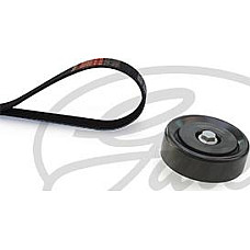 Set curea transmisie cu caneluri V-belts set with rollers fits. HYUNDAI ACCENT IV CRETA ELANTRA IV ELANTRA V ELANTRA VI I20 I I3 KIA RIO IV (YB, SC, FB), Hatchback, 01.2017 - Gates K036PK1255