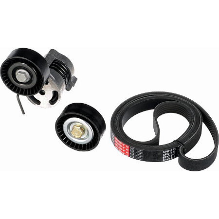 Set curea transmisie cu caneluri BMW 1 (E82), Compartiment, 10.2006 - 10.2013 Gates K116PK1873