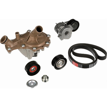 Pompa apa + Set curea transmisie cu caneluri FIAT DUCATO (250_, 290_), Cadru de sprijin, 07.2006 - Gates KP26PK1670