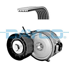 Set curea transmisie cu canel V-belts set with rollers CITROEN C5 II C5 III C6 C8 PEUGEOT 407 508 I 607 807 2.2D 03.06- PEUGEOT 508 I (8D_), Sedan, 11.2010 - 12.2018 Dayco KPV237
