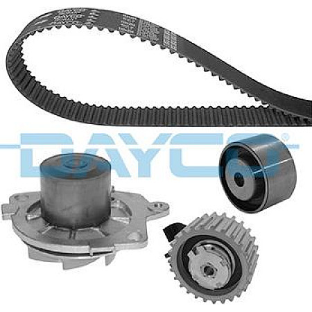 Set distributie cu pompa apa ALFA ROMEO 166 (936_), Sedan, 09.1998 - 06.2007 Dayco KTBWP4530