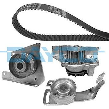 Set distributie cu pompa apa CITROEN JUMPY (BU_, BV_, BW_, BX_), Cadru de sprijin, 10.1999 - 10.2006 Dayco KTBWP1151