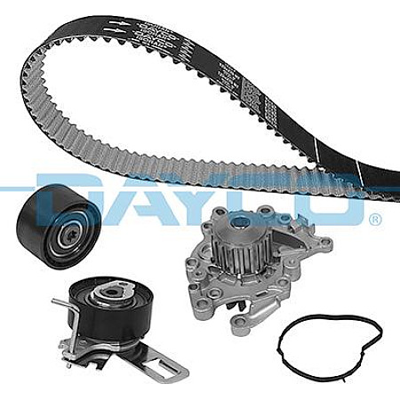 Set pompa apa curea dintata Timing set belt pulley water pump fits. DS DS 3 - DS 3 DS 4 II DS 7 CITROEN BERLINGO BERLINGO-MIN Dayco KTBWP12080