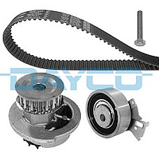 Set pompa apa curea dintata Set de sincronizare curea scripete pompa de apa OPEL ASTRA F ASTRA F CLASSIC ASTRA OPEL CORSA B (S93), Hatchback, 03.1993 - 12.2002 Dayco KTBWP2210