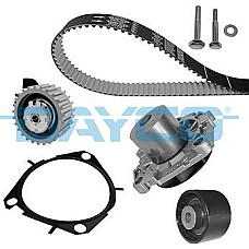 Set pompa apa curea dintata Set de sincronizare curea scripete pompa de apa ALFA ROMEO 147 156 159 BRERA GIULI FIAT FREEMONT (345_), Turism, 08.2011 - Dayco KTBWP7590