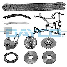 Chit lant de distributie Timing set chain sprocket OPEL ASTRA G ASTRA H ASTRA H GTC CORSA D MERIVA A TIGRA 1.2-1.4LPG 02. OPEL TIGRA TwinTop (X04), Sabrioleta, 06.2004 - 12.2010 Dayco KTC1121