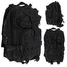 Rucsac Tactic Militar, culoare NEGRU, capacitate 25l