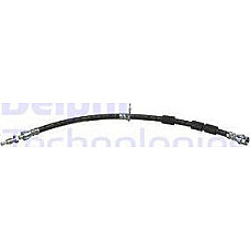 Furtun frana Furtun-conducta de frana flexibil Fata Stanga lungime 476mm M10x1-M10-M10x1 FORD ECOSPORT 1.0-1.5-1. FORD ECOSPORT II (JK8), Crossover, 09.2011 - Delphi LH6994