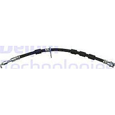 Furtun frana Furtun-conducta de frana flexibil Fata Stanga lungime 430mmdiametru 10mm M10x1-M10x1 FORD B-MAX FIES FORD FIESTA VI (CB1, CCN), Hatchback, 06.2008 - Delphi LH6987