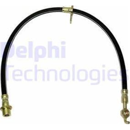 Furtun frana Furtun-conducta de frana flexibil Fata Dreapta lungime 601mm M10x1 TOYOTA AVENSIS COROLLA COROLLA VE TOYOTA AVENSIS II (_T25_), Turism, 04.2003 - 11.2008 Delphi LH6437