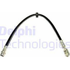 Furtun frana Furtun-conducta de frana flexibil Fata Dreapta-Stanga lungime 448mm M10x1 se potriveste. AUDI A3 SEAT LEON TOLEDO I VW GOLF IV (1J1), Hatchback, 08.1997 - 12.2007 Delphi LH0374