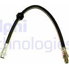 Furtun frana Furtun-conducta de frana flexibil Fata Dreapta-Stanga lungime 428mm M10x1-M10-M10x1 se potriveste. RENAULT MEGANE I RENAULT SCENIC I (JA0/1_, FA0_), Dubita, 08.1999 - 07.2010 Delphi LH0279