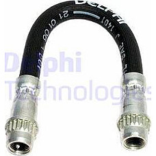 Furtun frana Furtun-conducta de frana flexibil Spate Dreapta-Stanga lungime 207mm M10x1-M10x1-M10x1 PEUGEOT 405 I RENAULT SCENIC II (JM0/1_), Dubita, 06.2003 - 07.2010 Delphi LH3260