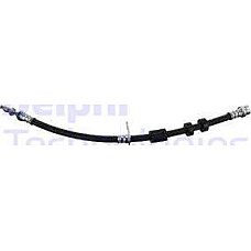 Furtun frana Furtun-conducta de frana flexibil Fata Dreapta-Stanga lungime 456mm M10-M10-M10x1 FORD C-MAX II FOCU FORD FOCUS III, Hatchback Van, 01.2011 - Delphi LH7110