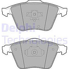 Set placute frana.frana disc Set placute frana Fata se potriveste. VOLVO C30 C70 II S40 II V40 V50 CADILLAC BLS FORD FOCUS II O VOLVO V50 (545), Turism, 12.2003 - 12.2012 Delphi LP1943