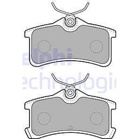 Set placute frana.frana disc Set placute frana Spate se potriveste. TOYOTA AVENSIS COROLLA 1.4-2.0D 09.97-02.03 TOYOTA COROLLA VIII (_E11_), Liftback, 04.1997 - 01.2002 Delphi LP1917