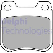 Set placute frana.frana disc Set placute frana Spate CHEVROLET VECTRA SAAB 900 II 9-3 9-5 2.0-3.0 07.93-12.09 SAAB 9-3 let (YS3D), Sabrioleta, 02.1998 - 08.2003 Delphi LP1441