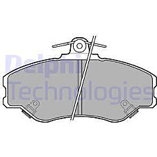 Set placute frana.frana disc Set placute frana Fata se potriveste. HYUNDAI GRACE H100 2.4-2.5D-2.6D 07.93-10.04 HYUNDAI PORTER, Autobuz, 07.1994 - 04.2004 Delphi LP1599