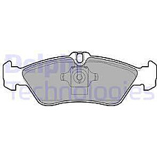 Set placute frana.frana disc Set placute frana Spate MERCEDES G W461 G W463 SPRINTER 2-T B901 B902 SPRINTER 3-T B MERCEDES-BENZ SPRINTER CLASSIC 3,5-t (909), Van, 09.2013 - Delphi LP1596