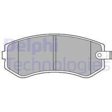 Set placute frana.frana disc Set placute frana Fata NISSAN 200SX ALMERA I PATROL GR V SUZUKI IGNIS II 1.3-4.8 10. NISSAN ALMERA I (N15), Hatchback, 07.1995 - 01.2001 Delphi LP1544