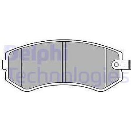 Set placute frana.frana disc Set placute frana Fata NISSAN 200SX ALMERA I PATROL GR V SUZUKI IGNIS II 1.3-4.8 10. NISSAN ALMERA I (N15), Hatchback, 07.1995 - 01.2001 Delphi LP1544
