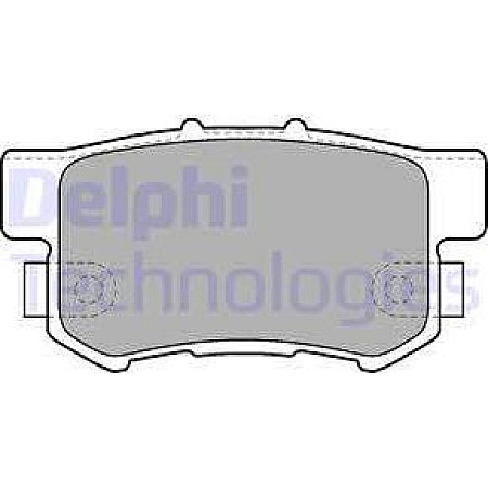 Set placute frana.frana disc Set placute frana Spate ACURA LEGEND LEGEND II MDX RL RSX TL TSX FIAT SEDICI HONDA A HONDA CIVIC VII (EM2), Compartiment, 02.2001 - 12.2005 Delphi LP1507