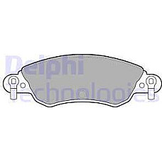 Set placute frana.frana disc Set placute frana Fata CITROEN C5 I C5 II 1.8 03.01- CITROEN C5 II (RC_), Hatchback, 08.2004 - Delphi LP1656